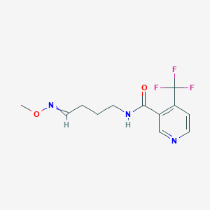 N-[4-(Methoxyimino)butyl]-4-(trifluoromethyl)pyridine-3-carboxamide