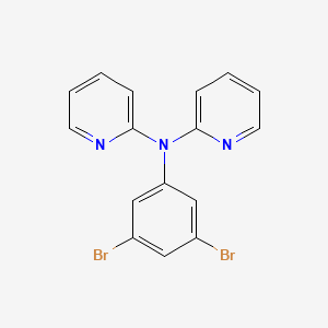 N-(3,5-Dibromophenyl)-N-(pyridin-2-yl)pyridin-2-amine