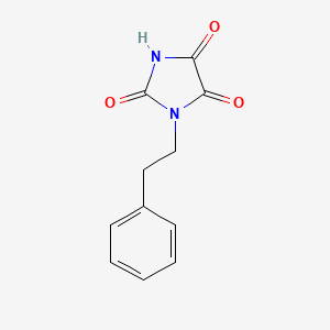 1-(2-Phenylethyl)imidazolidine-2,4,5-trione
