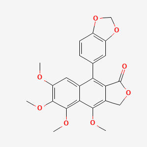 molecular formula C23H20O8 B1251826 5-Methoxyjusticidin A 