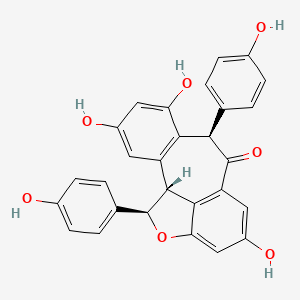 molecular formula C28H20O7 B1251841 Pauciflorol E 