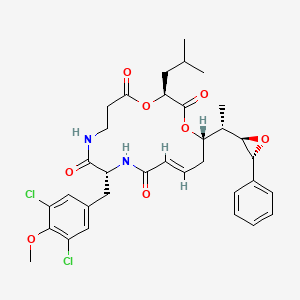 molecular formula C34H40Cl2N2O8 B1251849 Cryptophycin 326 