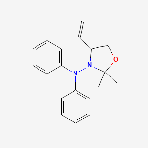 4-Ethenyl-2,2-dimethyl-N,N-diphenyl-1,3-oxazolidin-3-amine