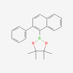 1,3,2-Dioxaborolane, 4,4,5,5-tetramethyl-2-(2-phenyl-1-naphthalenyl)-