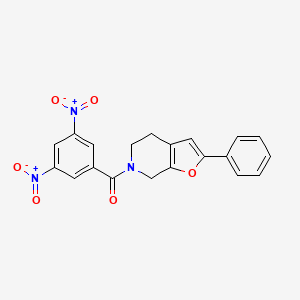 (3,5-dinitrophenyl)-(2-phenyl-5,7-dihydro-4H-furo[2,3-c]pyridin-6-yl)methanone