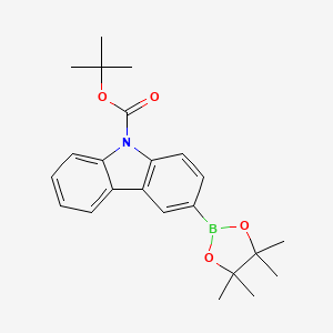 tert-Butyl 3-(4,4,5,5-tetramethyl-1,3,2-dioxaborolan-2-yl)-9H-carbazole-9-carboxylate