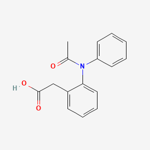 {2-[Acetyl(phenyl)amino]phenyl}acetic acid