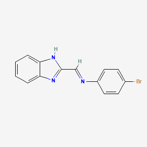 N-[(2H-Benzimidazol-2-ylidene)methyl]-4-bromoaniline