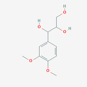 molecular formula C11H16O5 B1251870 Veratryl glycerol 