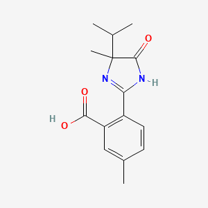 molecular formula C15H18N2O3 B1251873 间位咪唑甲草胺 CAS No. 89318-81-0