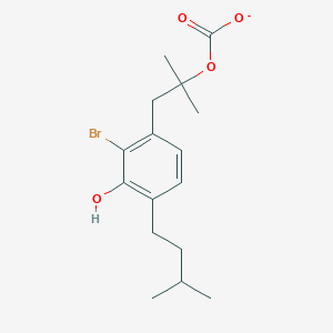 [1-[2-Bromo-3-hydroxy-4-(3-methylbutyl)phenyl]-2-methylpropan-2-yl] carbonate