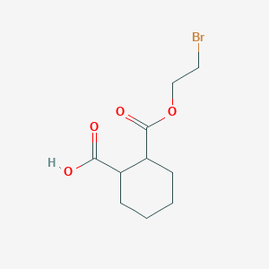 molecular formula C10H15BrO4 B12518740 2-(2-bromoethoxycarbonyl)cyclohexane-1-carboxylic Acid 