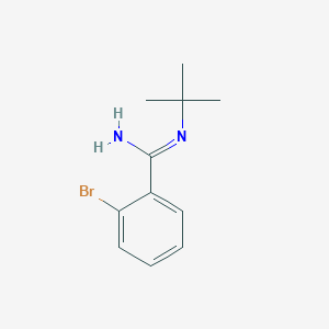 N-tert-Butyl-2-bromobenzenecarboximidamide