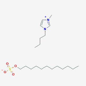 molecular formula C20H40N2O4S B1251876 1-n-Butyl-3-methylimidazolium lauryl sulfate 