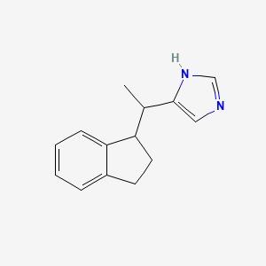 1H-Imidazole, 4-[1-(2,3-dihydro-1H-inden-1-yl)ethyl]-