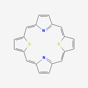 molecular formula C20H12N2S2 B1251878 21,23-Dithiaporphyrin 
