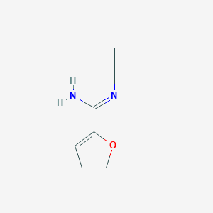 N-tert-butylfuran-2-carboximidamide