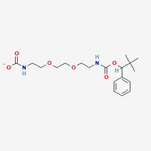 (13,13-Dimethyl-10-oxo-12-phenyl-3,6,11-trioxa-9-azatetradecan-1-yl)carbamate