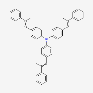 Tris(4-(2-phenylprop-1-en-1-yl)phenyl)amine