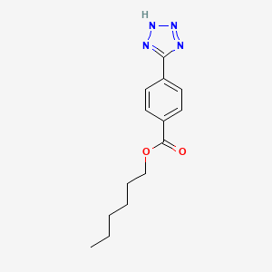 hexyl 4-(2H-tetrazol-5-yl)benzoate