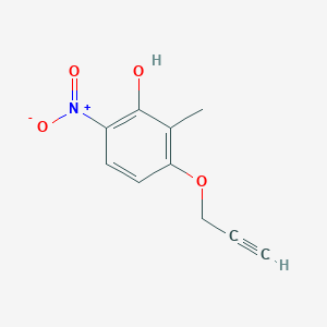 2-Methyl-6-nitro-3-prop-2-ynoxyphenol