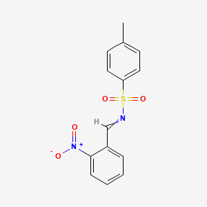 4-Methyl-N-[(2-nitrophenyl)methylidene]benzene-1-sulfonamide