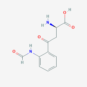 molecular formula C11H12N2O4 B1251886 N-Formyl-D-kynurenine CAS No. 13441-52-6