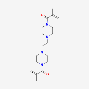 1,1'-[Ethane-1,2-diyldi(piperazine-4,1-diyl)]bis(2-methylprop-2-en-1-one)