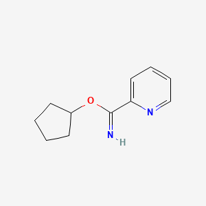 Cyclopentyl pyridine-2-carboximidate