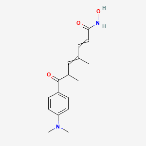 7-[4-(Dimethylamino)phenyl]-n-hydroxy-4,6-dimethyl-7-oxohepta-2,4-dienamide