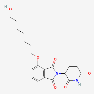 2-(2,6-Dioxopiperidin-3-yl)-4-((7-hydroxyheptyl)oxy)isoindoline-1,3-dione