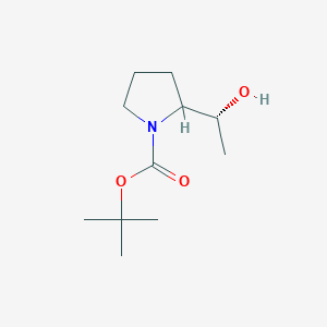 tert-butyl 2-[(1R)-1-hydroxyethyl]pyrrolidine-1-carboxylate