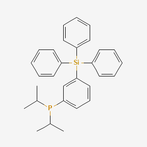 Phosphine, bis(1-methylethyl)[3-(triphenylsilyl)phenyl]-