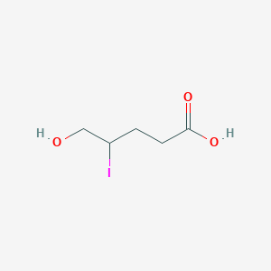 5-Hydroxy-4-iodopentanoic acid