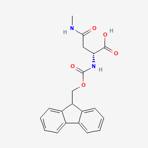 (2R)-2-{[(9H-fluoren-9-ylmethoxy)carbonyl]amino}-3-(methylcarbamoyl)propanoic acid