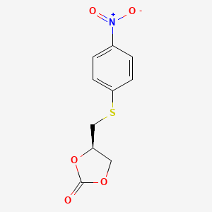 (4R)-4-{[(4-Nitrophenyl)sulfanyl]methyl}-1,3-dioxolan-2-one