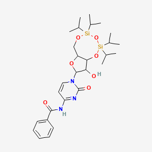 N-(1-{9-hydroxy-2,2,4,4-tetraisopropyl-tetrahydro-6H-furo[3,2-f][1,3,5,2,4]trioxadisilocin-8-yl}-2-oxopyrimidin-4-yl)benzamide