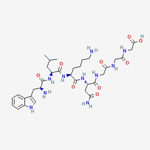 L-Tryptophyl-L-leucyl-L-lysyl-L-asparaginylglycylglycylglycine