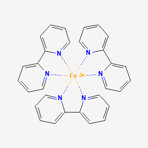 molecular formula C30H24FeN6+3 B1251915 [FeDipy3](3+) 