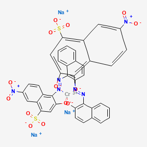 molecular formula C40H20CrN6Na3O14S2 B1251916 C.I. 酸性黑 172 CAS No. 57693-14-8