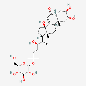 molecular formula C33H54O11 B1251917 蜕皮激素 25-O-吡喃葡萄糖苷 