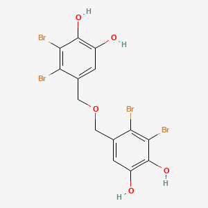 molecular formula C14H10Br4O5 B1251920 Bis(2,3-dibromo-4,5-dihydroxybenzyl) ether CAS No. 74849-07-3