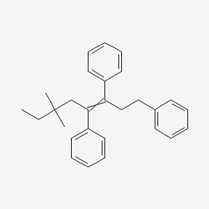 1,1',1''-(6,6-Dimethyloct-3-ene-1,3,4-triyl)tribenzene