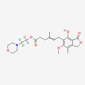 (1,1,2,2-tetradeuterio-2-morpholin-4-ylethyl) 6-(4-hydroxy-6-methoxy-7-methyl-3-oxo-1H-2-benzofuran-5-yl)-4-methylhex-4-enoate