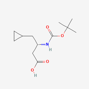 (3S)-3-[(tert-butoxycarbonyl)amino]-4-cyclopropylbutanoic acid