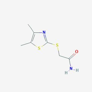 2-[(4,5-Dimethyl-1,3-thiazol-2-yl)sulfanyl]acetamide