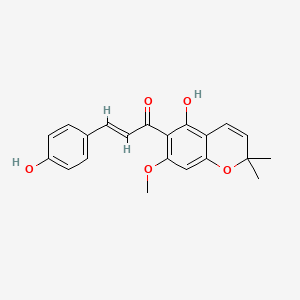 molecular formula C21H20O5 B1251932 xanthohumol C CAS No. 189299-05-6
