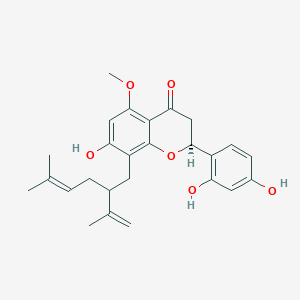 molecular formula C26H30O6 B1251946 Kurarinone 
