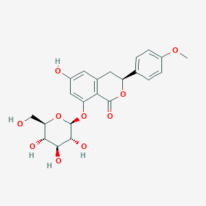 molecular formula C22H24O10 B1251949 Scorzocreticoside I 