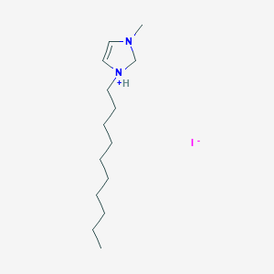 1-Decyl-3-methyl-2,3-dihydro-1H-imidazol-1-ium iodide